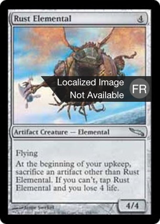 image Élémental de rouille