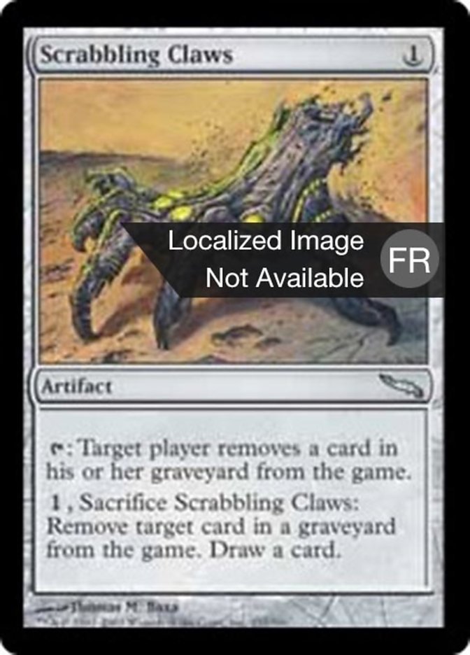 image Griffes racleuses