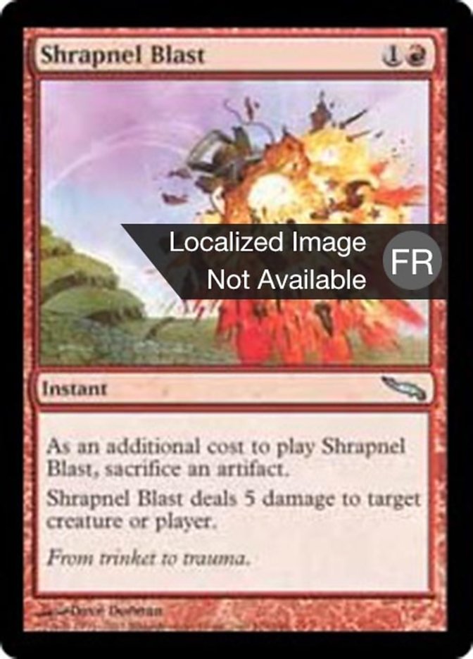 image Salve d'éclats d'obus