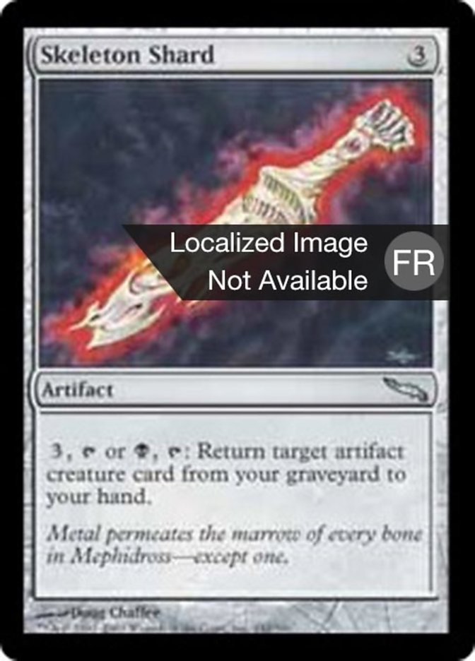 image Écharde de squelette