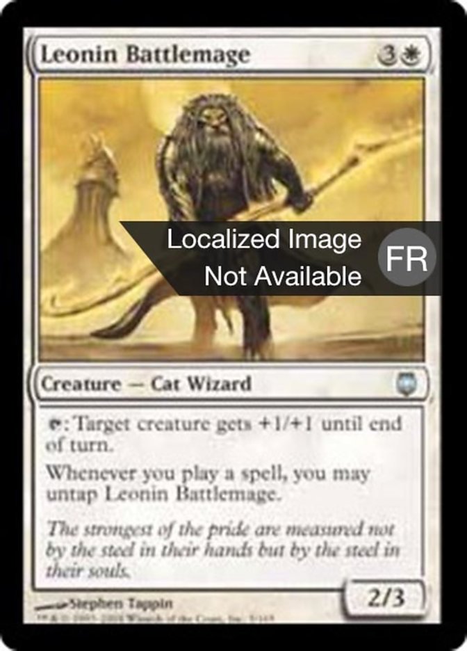 image Mage de bataille léonin