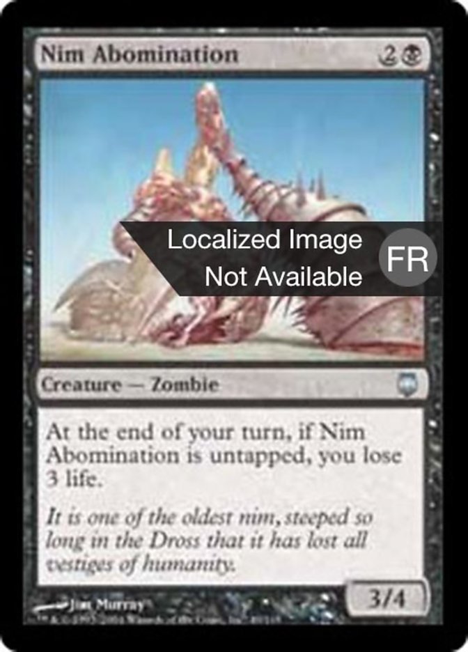 image Abomination des nims