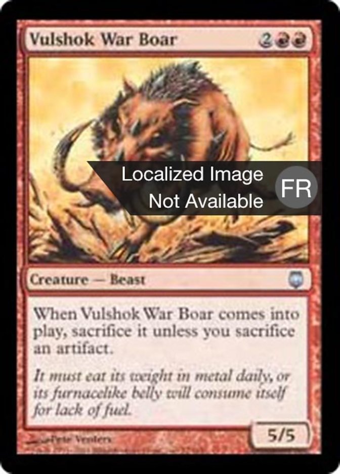 image Sanglier de guerre vulshok