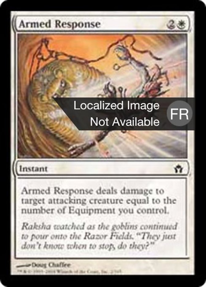 image Réponse armée