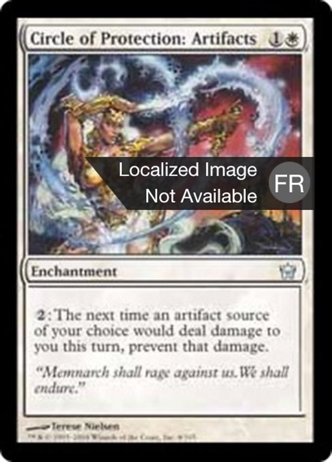 image Cercle de protection : artefacts