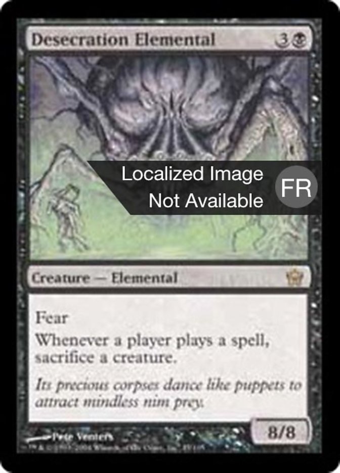 image Élémental de profanation