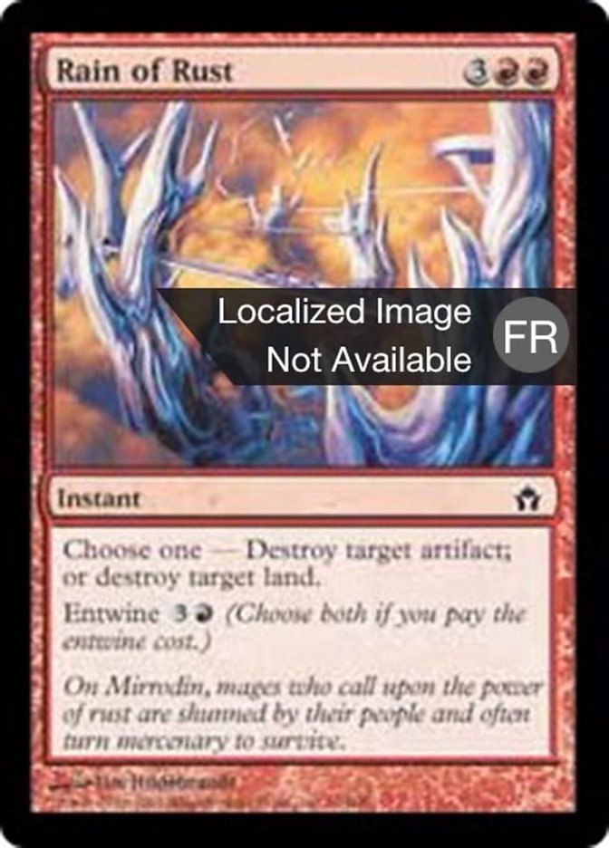 image Pluie de rouille