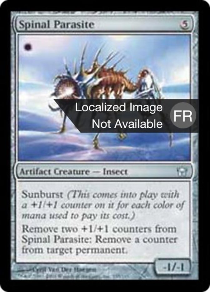 image Parasite spinal