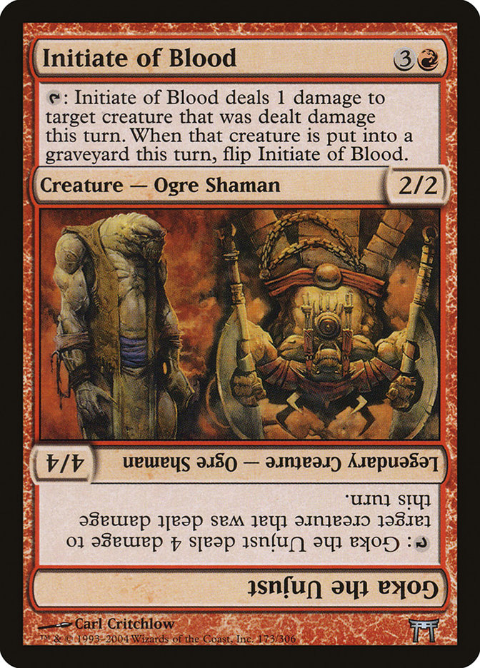 image Initiate of Blood // Goka the Unjust