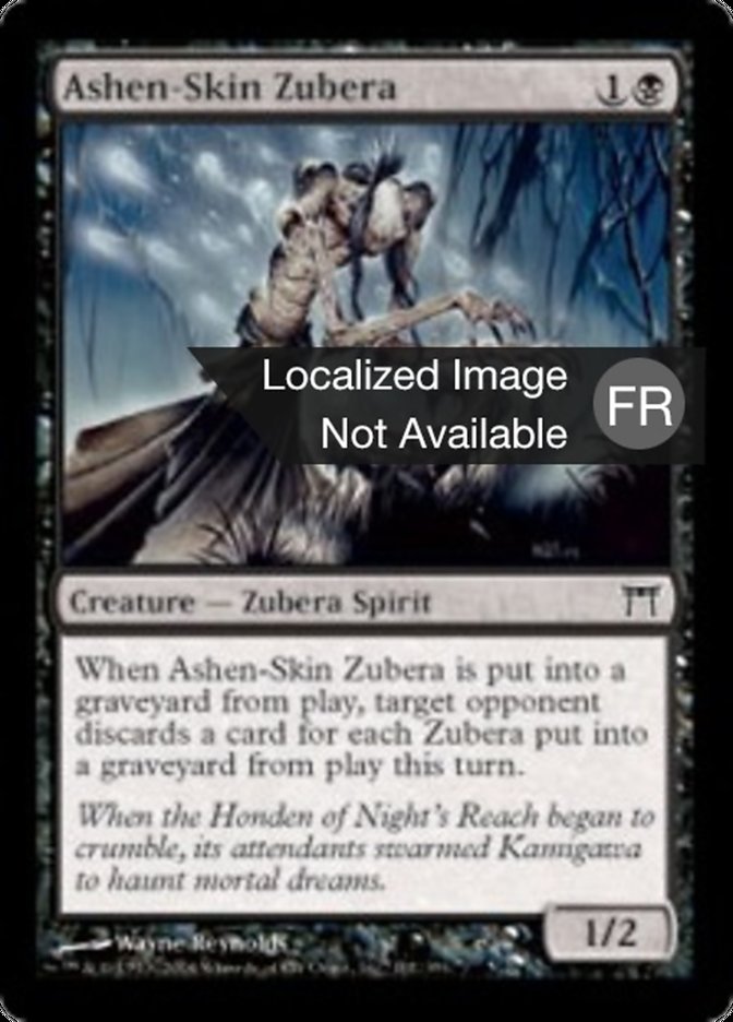 image Zubera à la peau cendreuse