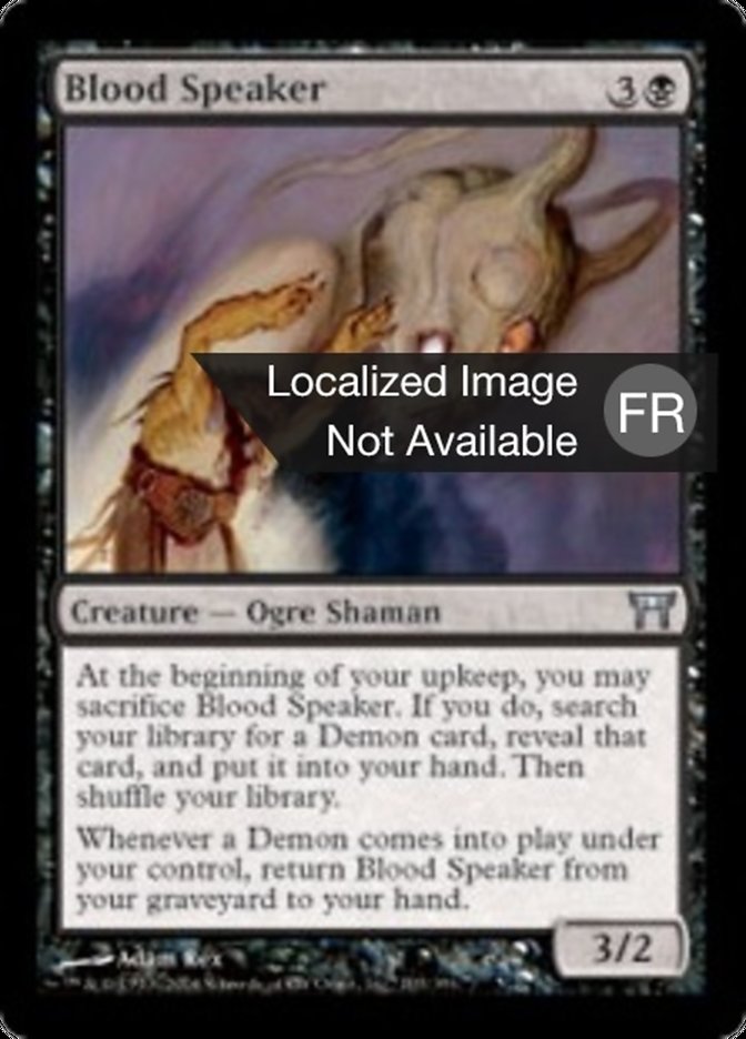 image Orateur de sang