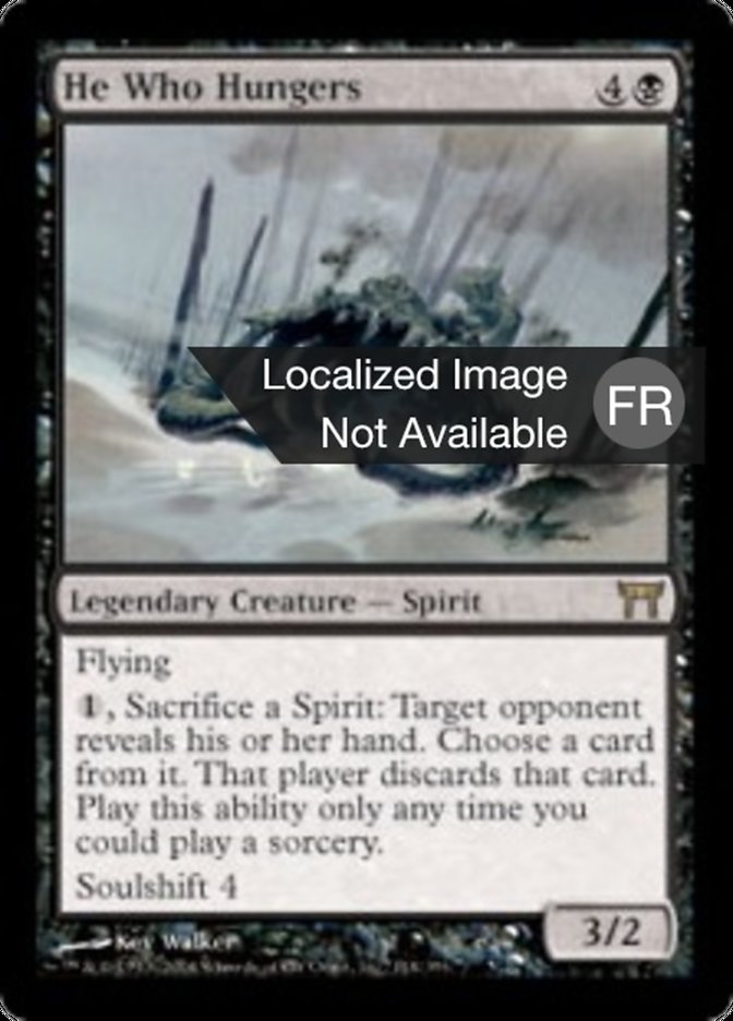 image Celui qui a faim