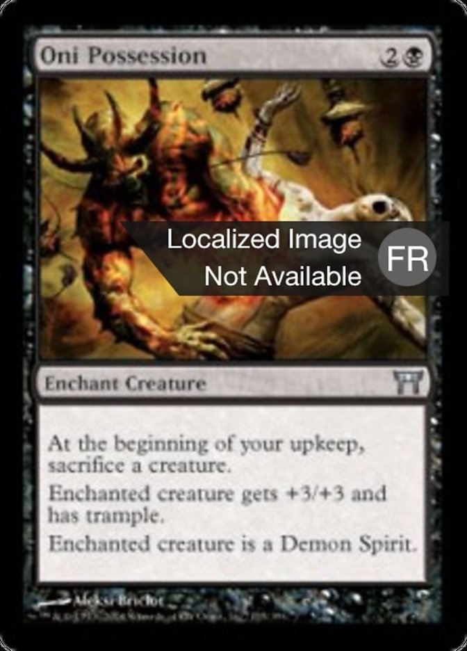 image Possession par un oni