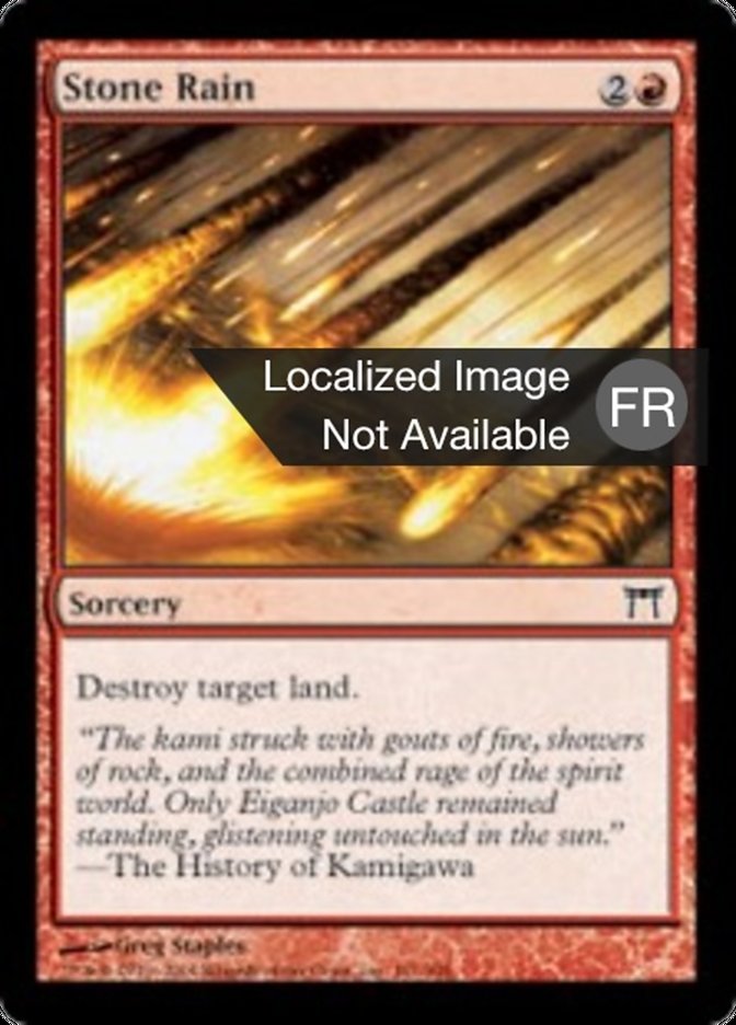 image Pluie de pierres