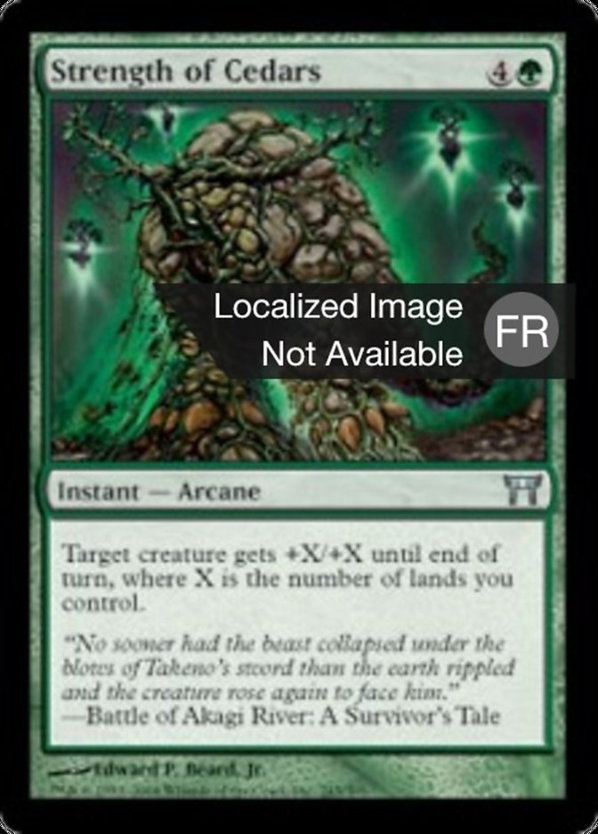 image Force des cèdres