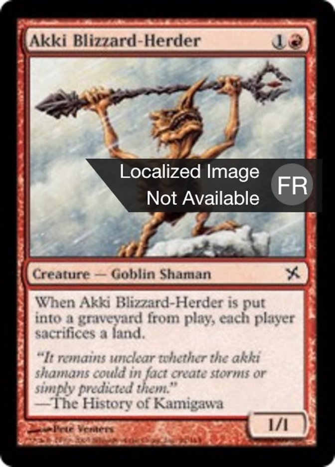 image Berger de blizzard akki