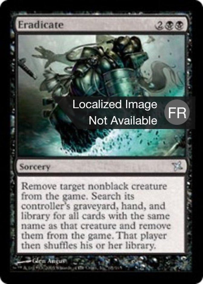 image Éradication rigoureuse