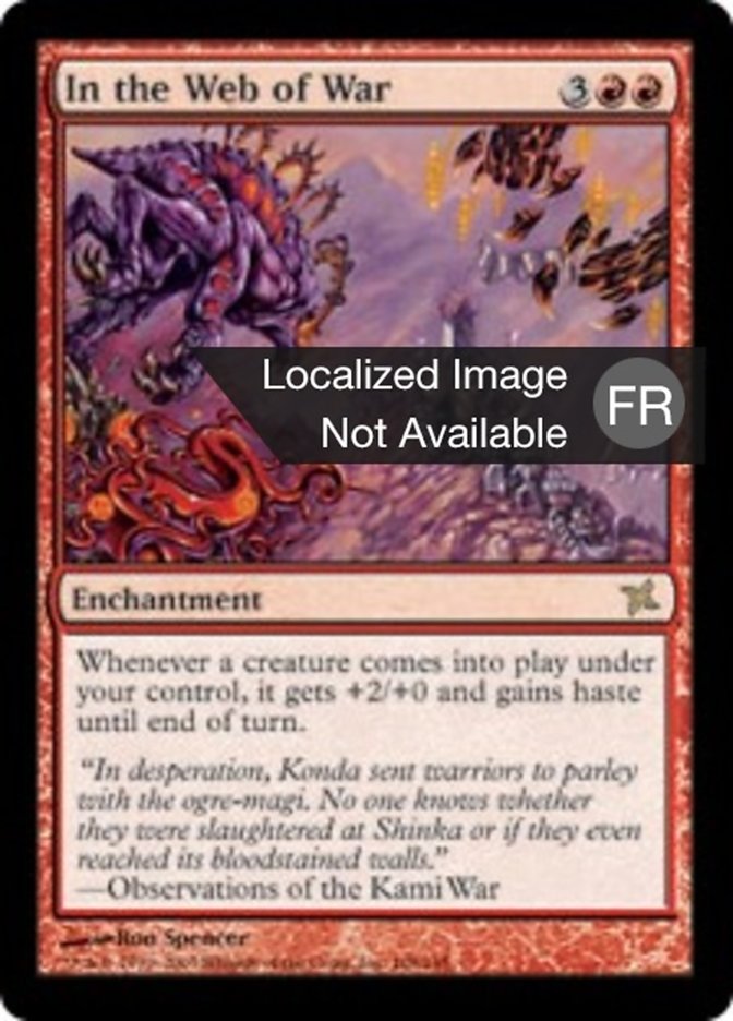 image Dans la toile de la guerre