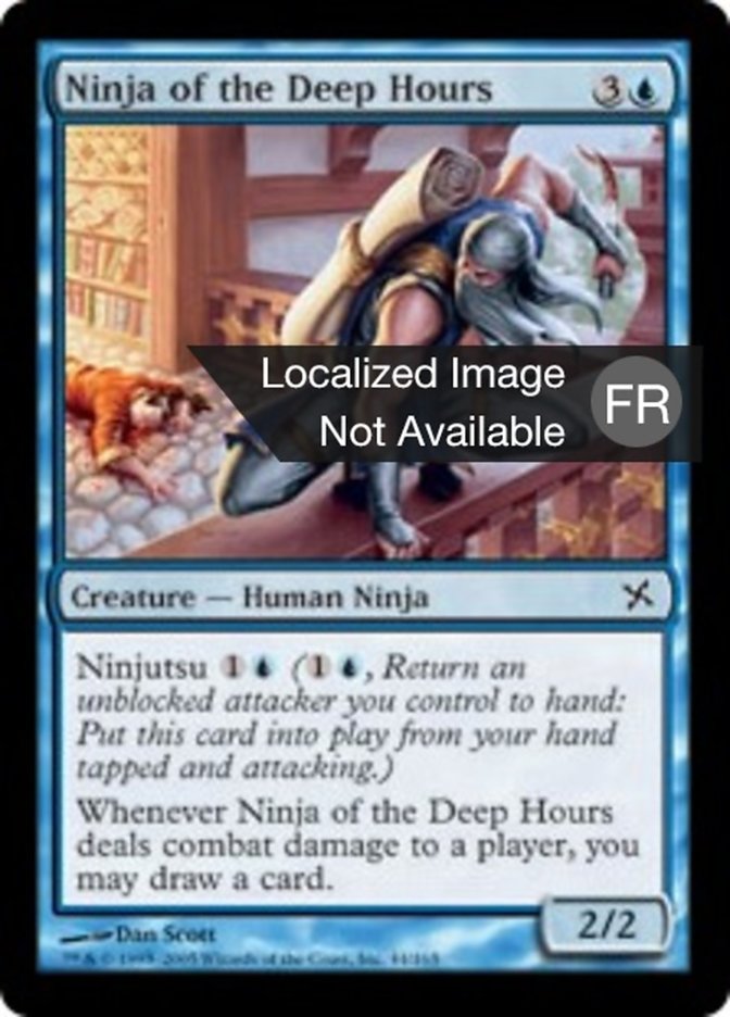 image Ninja des heures noires