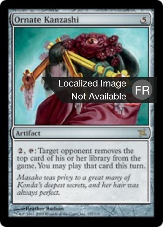 image Kanzashi orné