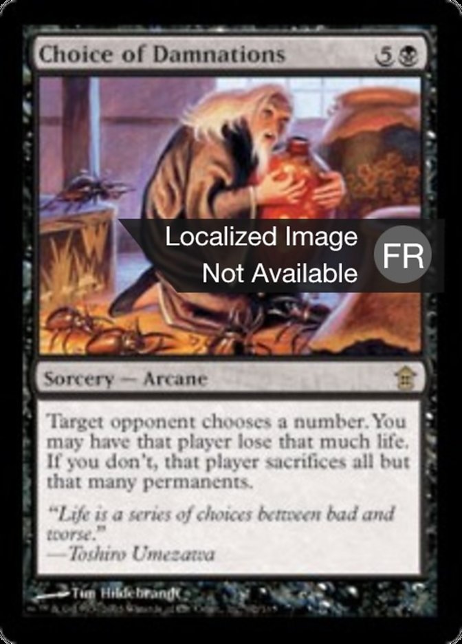 image Choix de damnation