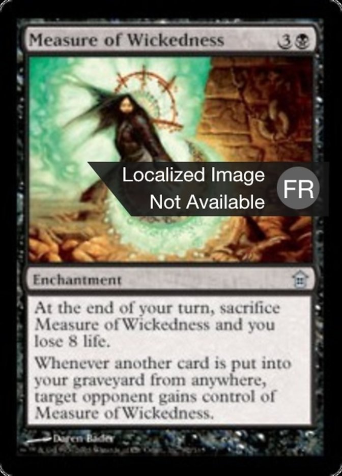 image Mesure de vilenie