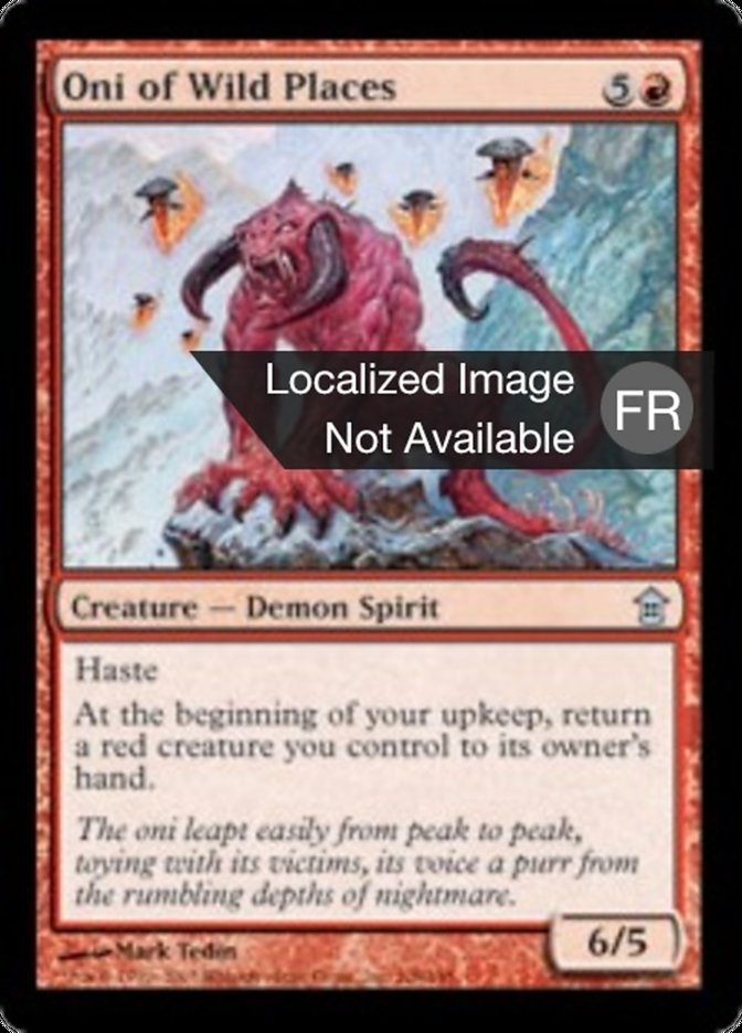 image Oni des lieux sauvages