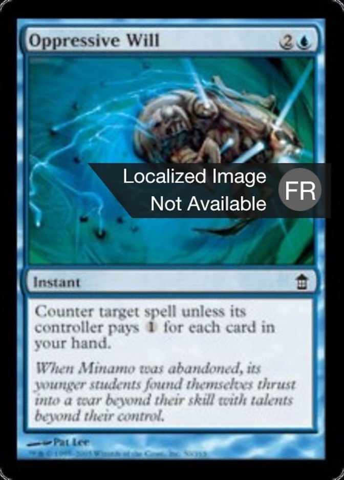 image Volonté oppressante