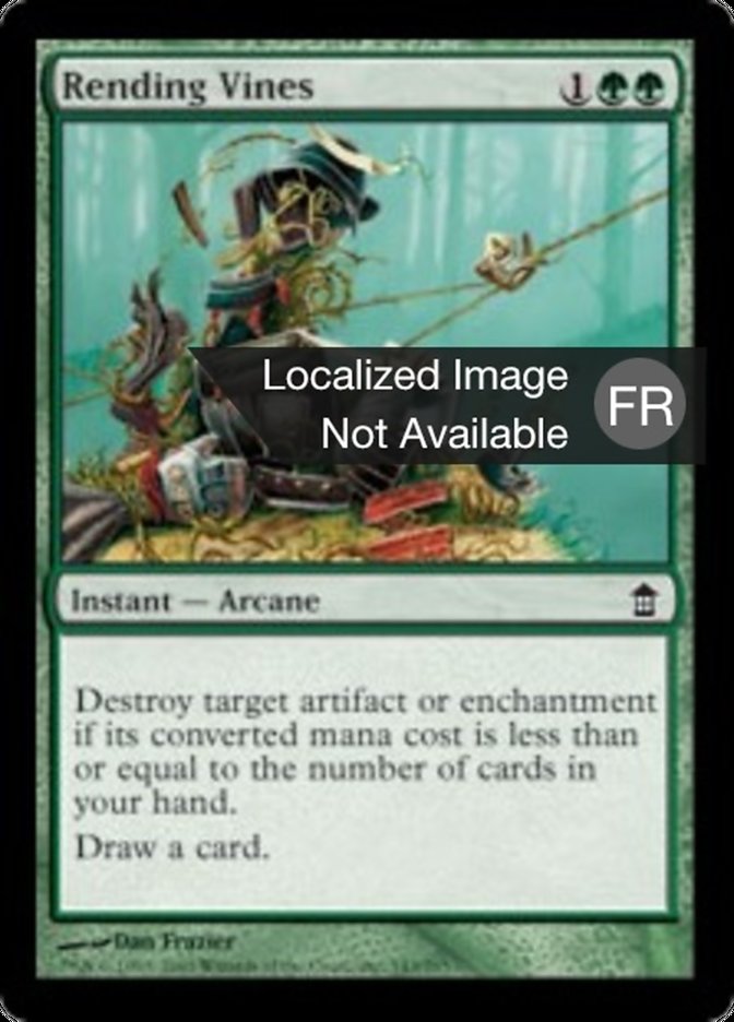 image Vignes déchiqueteuses