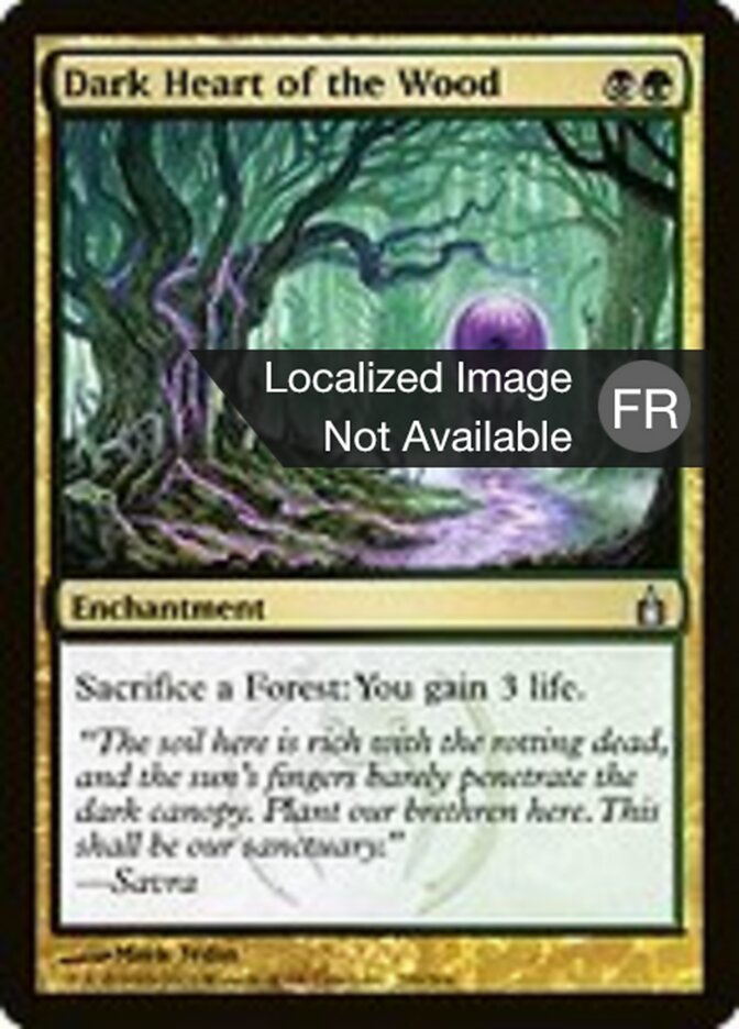 image Cœur noir du bois