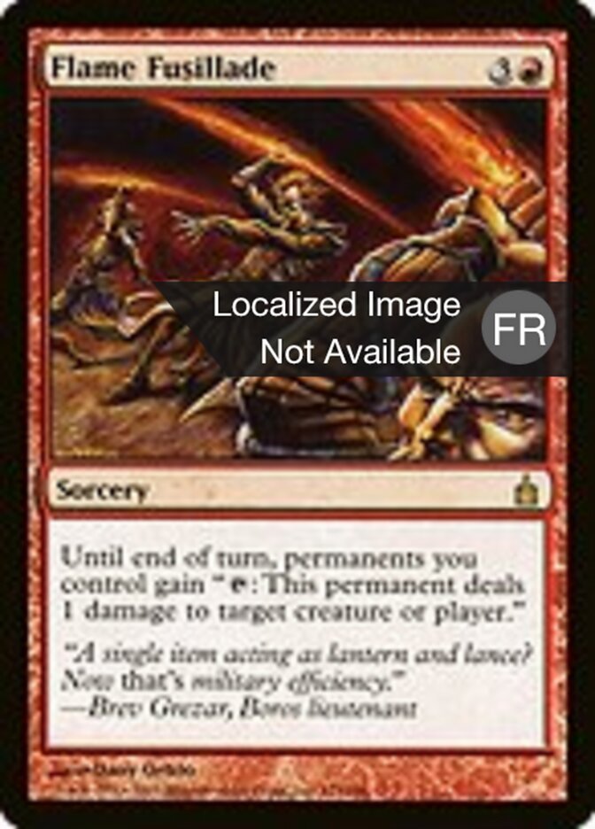 image Fusillade de flammes