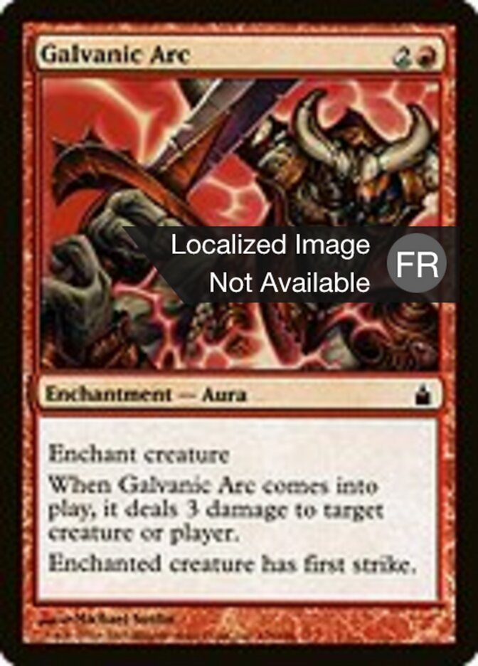 image Arc galvanique