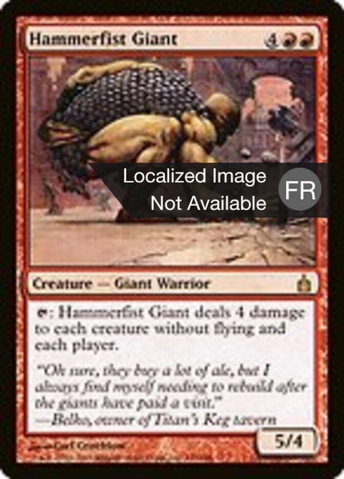 image Géant martèlepoing