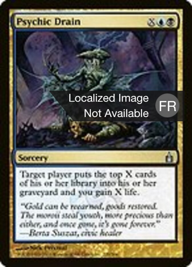 image Drain psychique