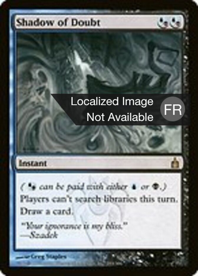 image Ombre de doute