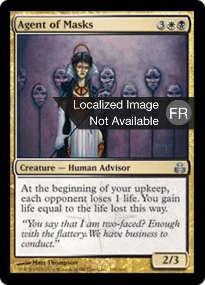 image Agente aux masques