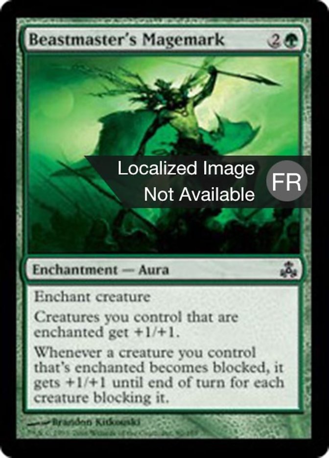 image Marquemage du maître des bêtes