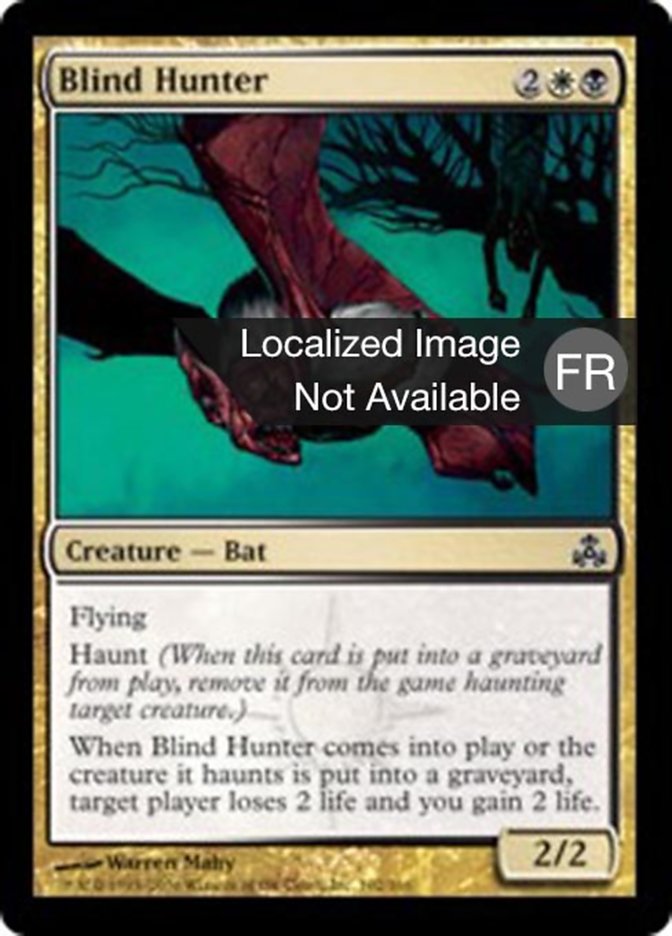 image Chasseur aveugle