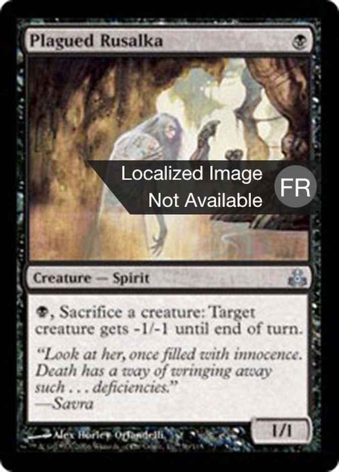 image Rusalka pestiférée