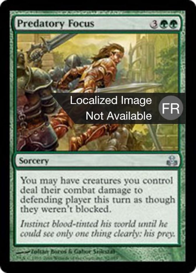 image Focus prédatoire