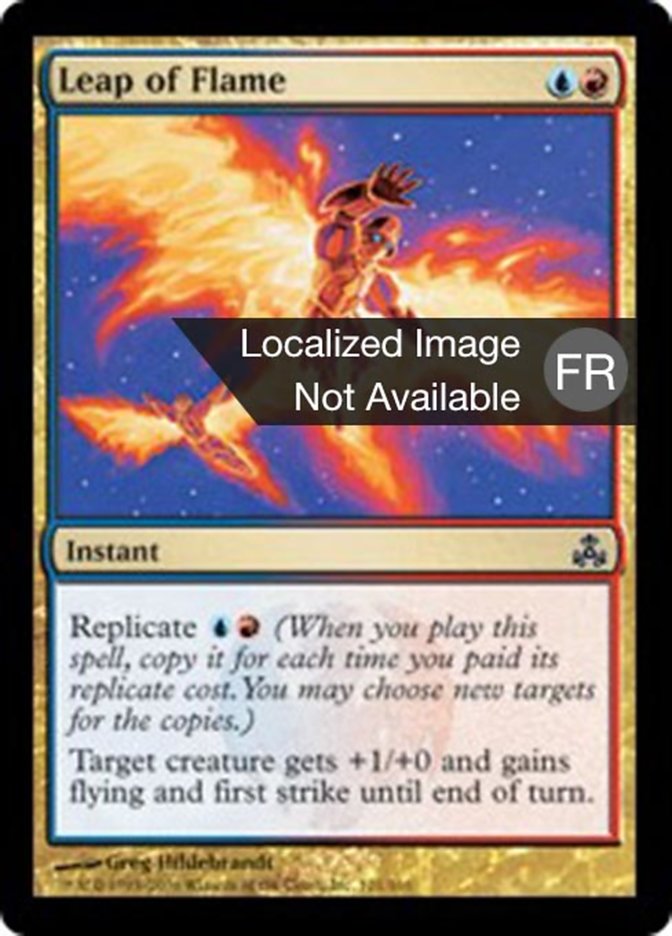 image Bond de flammes