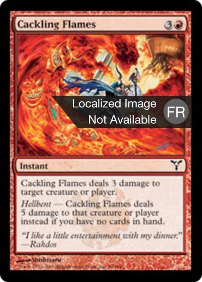 image Flammes caquetantes