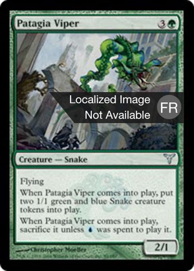 image Vipère à patagia