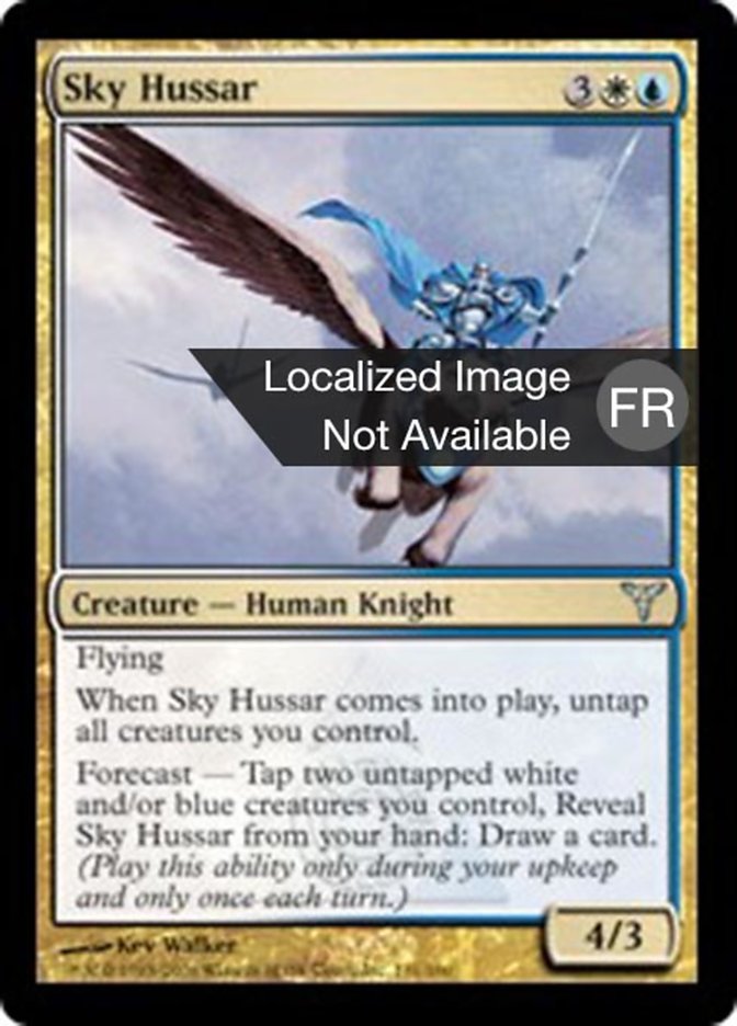 image Hussard céleste