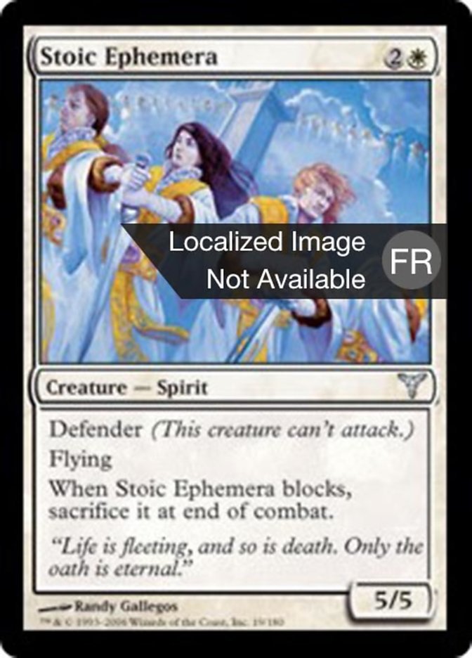 image Éphéméroptères stoïques