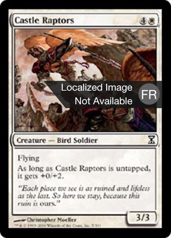 image Rapaces du château