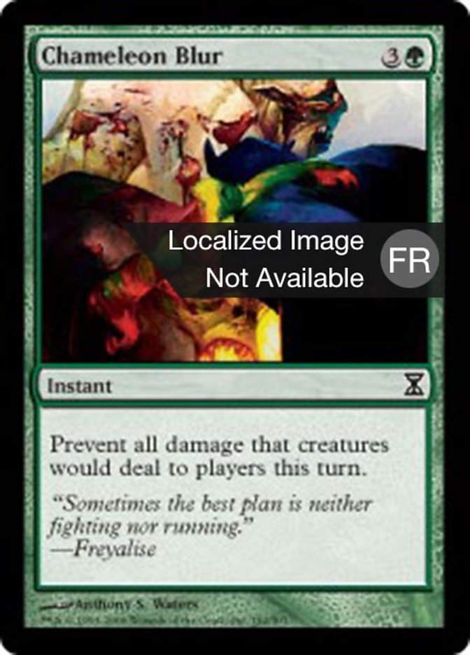 image Flou du caméléon