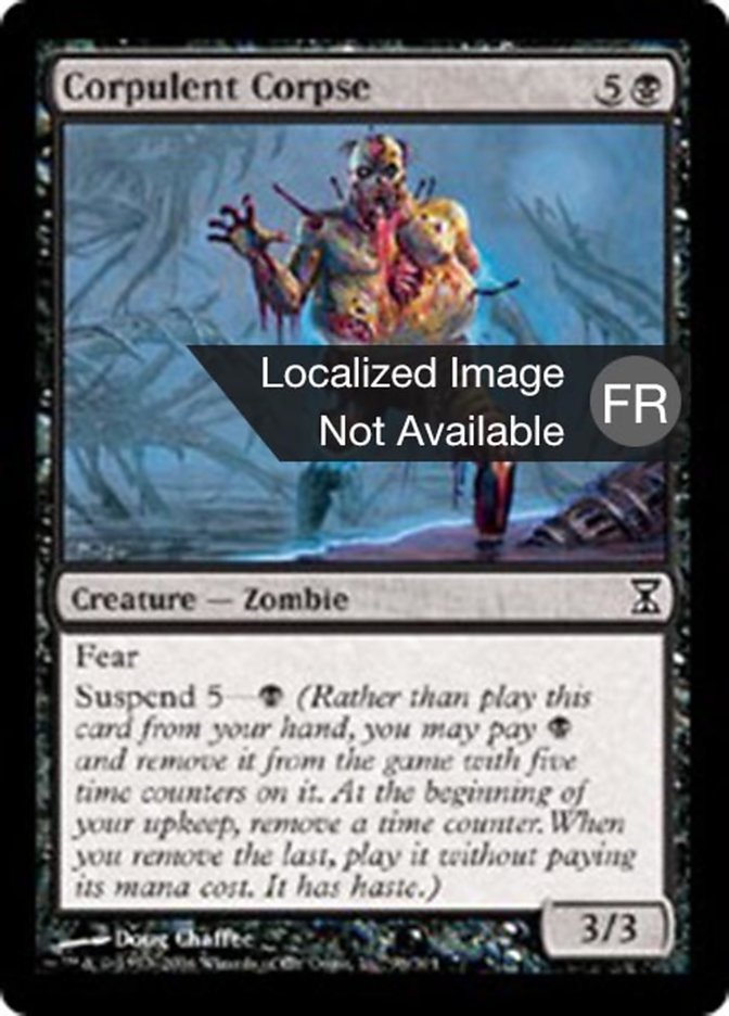 image Cadavre corpulent