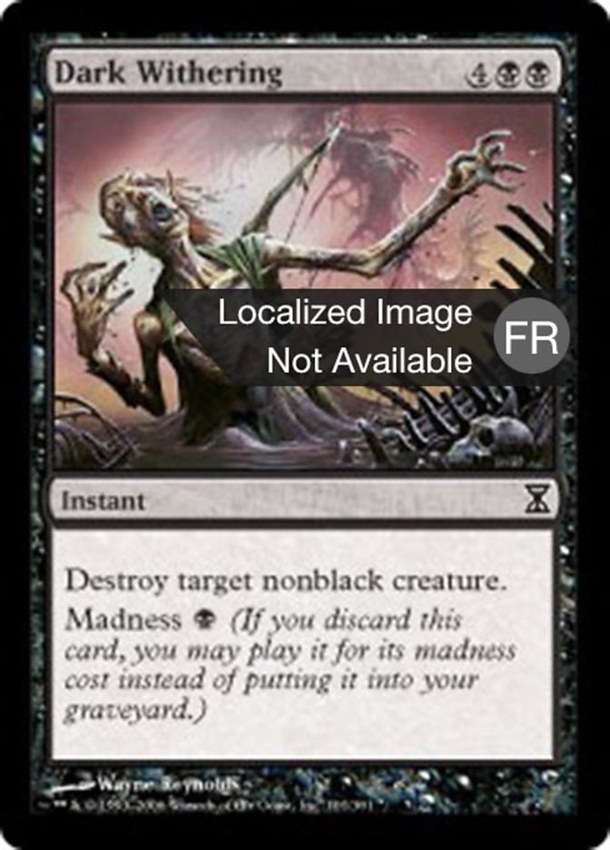 image Obscur flétrissement