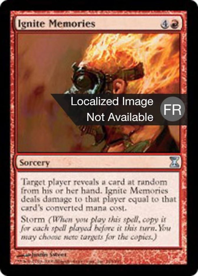 image Embrasement des souvenirs